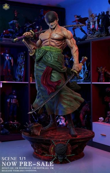 Roronoa Zoro Life Scale - One Piece | Super Bomb Studio Resin Figure