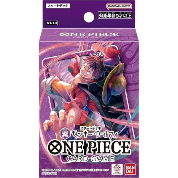 Bộ bài One Piece Card Game Starter Deck ST-18 Purple Monkey.D.Luffy